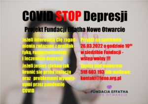 Read more about the article COVID STOP Depresji – rusza nowy projekt Fundacji