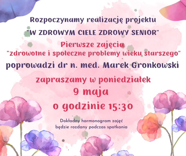Read more about the article W zdrowym ciele zdrowy Senior