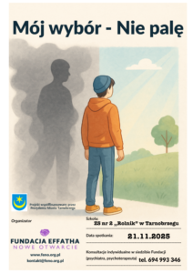 Read more about the article Projekt ,,Mój wybór – Nie palę” w Rolniku